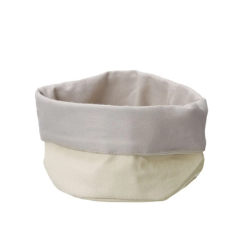 Vrece na chlieb bavlnený béžový okrúhly 15 cm | HENDI 429006