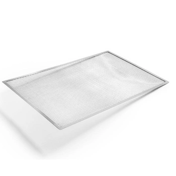 Hliníková obdĺžniková pizza sieťka 60x40 cm | FORGAST FG02900