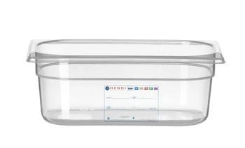 Nádoba HACCP GN 1/4 hlboká 10 cm z polypropylénu | HENDI 880371