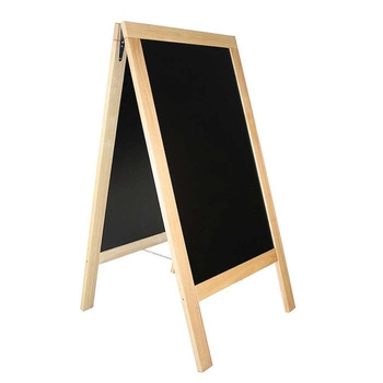 Samostatne stojaca drevená tabuľa s rozmermi 71x134 cm | CONTACTO 7695/121