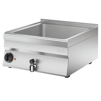 Elektrický stolový bain-marie s kohútikom 1 GN 1/1 + 2 GN 1/4 | BARTSCHER 115112