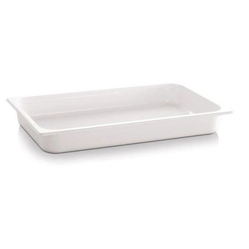 Nádoba GN 1/1 hl. 10 cm z melamínu biela | APS 84300