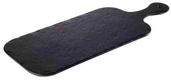 Tácňa SLATE-ROCK s rukoväťou, melamín, čierna, 53x20x1,5 cm | APS 84258