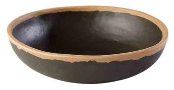 Miska CROCKER, melamín, čierno-hnedá, 16.5x4 cm, 500 ml | APS 84574