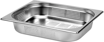 Nádoba GN 1/2 hl. 6,5 cm z nehrdzavejúcej ocele perforovaná | YATO YG-00355