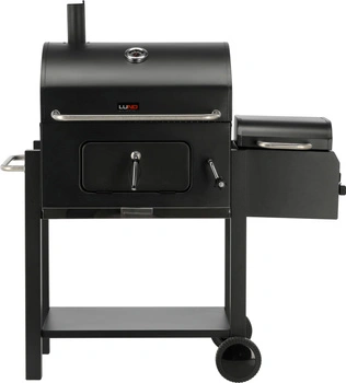 Gril na drevené uhlie DELUXE s údiarňou, rošt 55x41,5 cm | LUND 99925