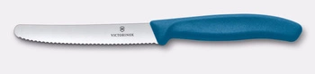 Nôž na paradajky Swiss Classic, zúbkované ostrie, modrý, dĺžka ostria 11 cm | VICTORINOX 6.7832.C1
