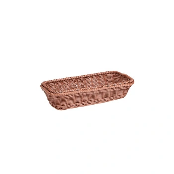 Košík z polypropylénu GN LINE, obdĺžnikový, hnedý, GN 1/3, 33x18x7 cm | APS 40263