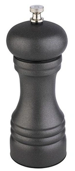 Mlynček na soľ GUNMETAL, nehrdzavejúca oceľ, 6x15,5 cm | APS 40556