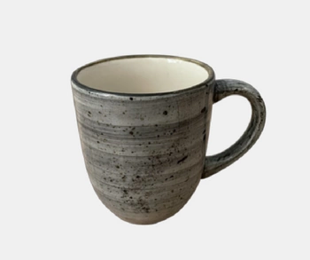 Hrnček Bell Still Rustic sivý 0,3 l | KERA CERAMIKA 1.6/R.SZ