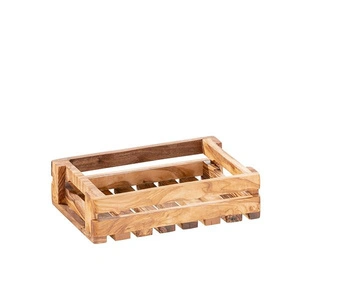 Bufetová prepravka Olive, čierna, 22x15x6 cm | APS 1016