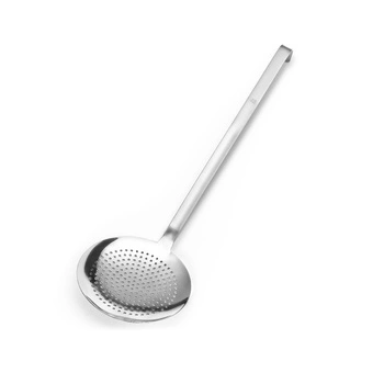 Cedidlová lyžica monoblok, priemer 20 cm, dĺžka 47 cm | FORGAST FG11200