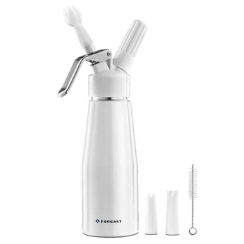 Biely sifón na šľahačku 0,5 l | FORGAST FG11281