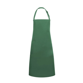 Kuchárska zástera Basic 75 x 90 cm s lesne zelenou prackou | KARLOWSKY BLS 4-32-Stck