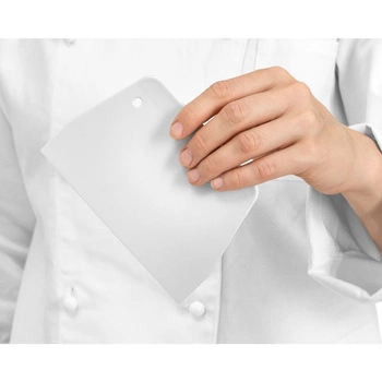 Rovná škrabka na cesto 15,5x10,7 cm | FORGAST FG11079