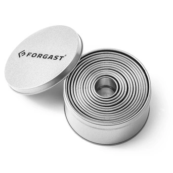 Sada okrúhlych vykrajovačiek - balenie 12 kusov FORGAST FG11235