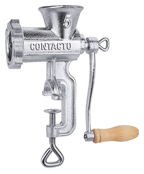 Ručný mlynček na mäso, pozinkovaná liatina | CONTACTO 585/005