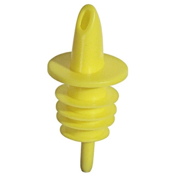 Nalievací uzáver na alkohol žltý, z polyetylénu, 7 cm | CONTACTO 5852/004