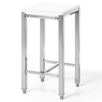 Mäsiarsky blok z polyetylénu 40x40 na podstavci | FORGAST FG12242