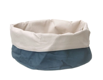 Vrece na chlieb, bavlnený okrúhly tmavomodrý 25 cm | HENDI 429051
