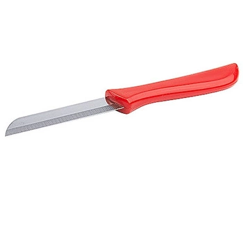 Nôž na šúpanie s červenou rukoväťou, dĺžka čepele 7 cm | CONTACTO 3606/070
