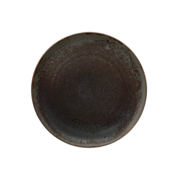 Plochý tanier Still Cristall hematit 27 cm | KERA CERAMIKA 14.2.HEMATIT