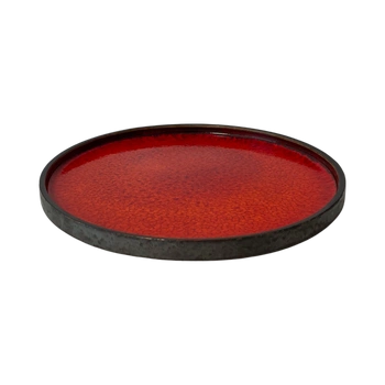 Plochý tanier s okrajom Arondi rubín 28 cm | KERA KERAMIKA 18.1.RUBIN