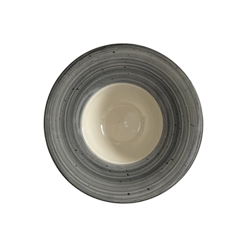 Tanier na cestoviny Still Rustic sivý 23 cm | KERA KERAMIKA 14.10.RUSTIC SIVÝ