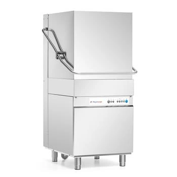 Gastronomická kaptúrová umývačka riadu s odtokovým čerpadlom, manuálne ovládanie, dávkovač umývacieho prostriedku, 9,55 kW, 400 V | PROFICHEF PCZ-02101