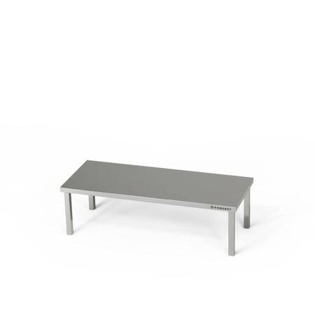 Nerezový nadstavec na stôl 4 nohy 70x30x60 cm | FORGAST